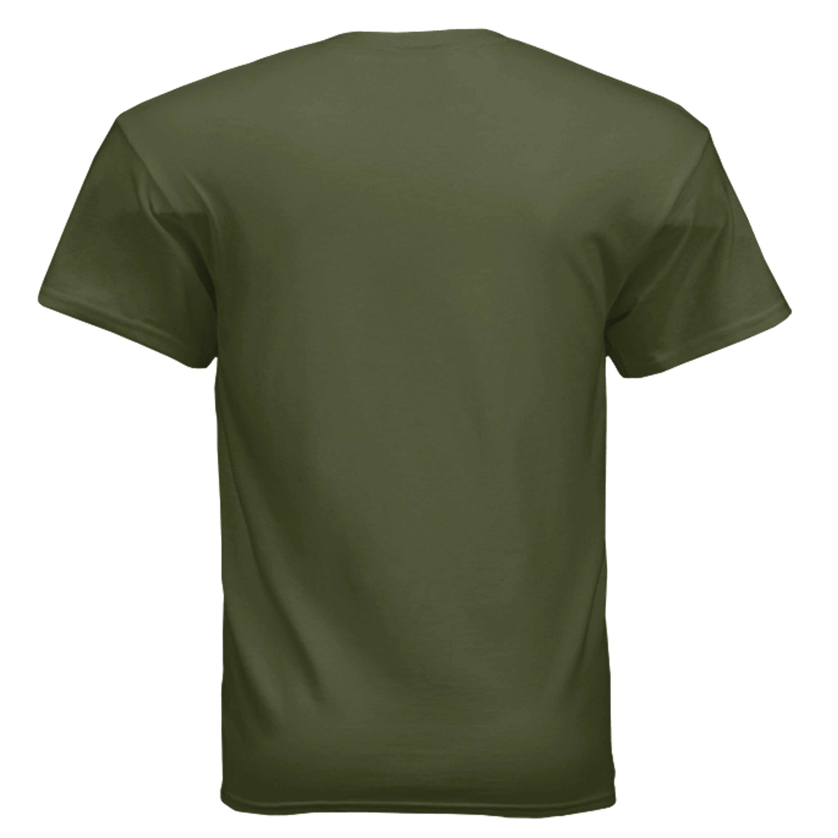 Military green Cats & Camping tee — geared up for the trail