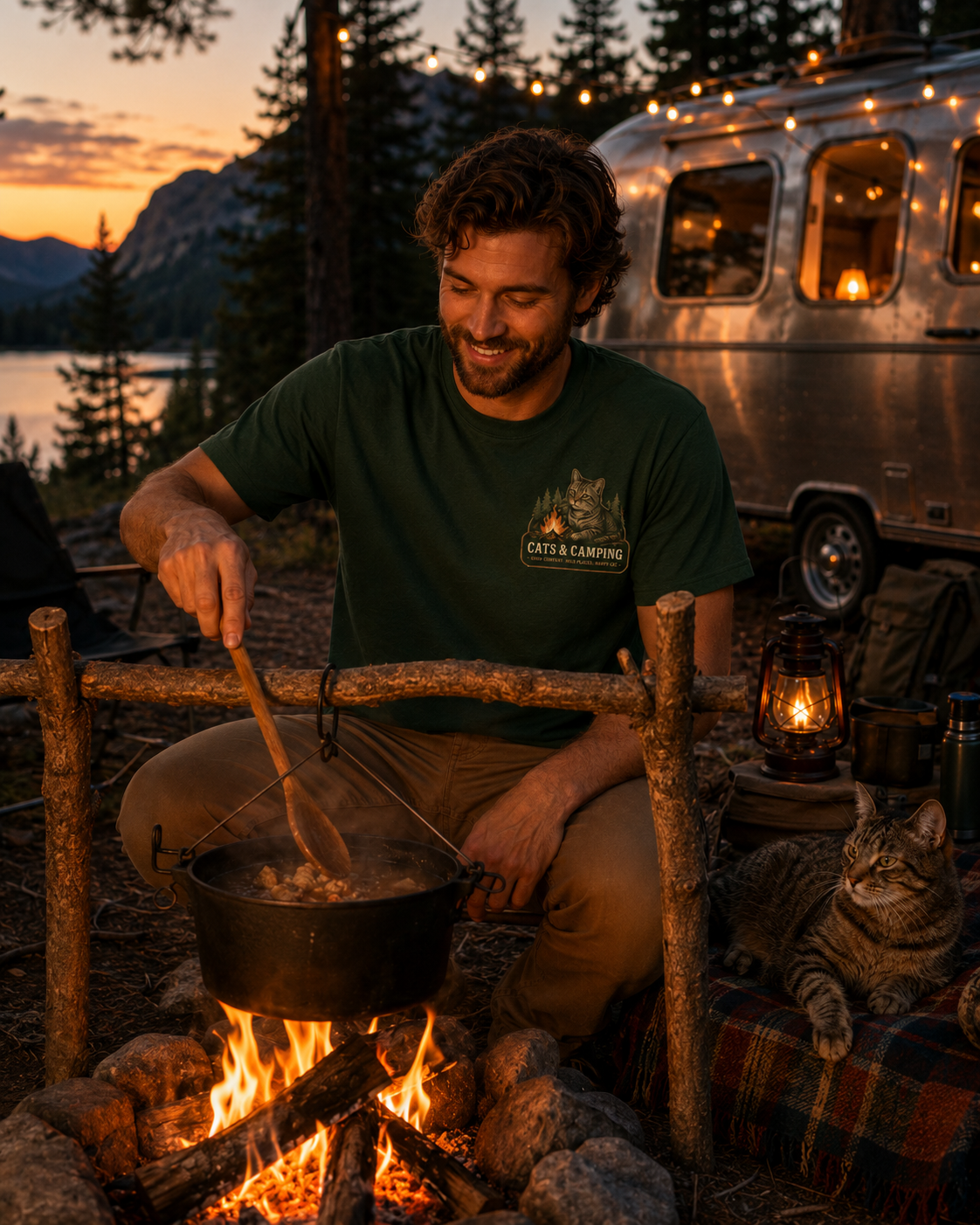 Paws on Trail tee lifestyle shot
